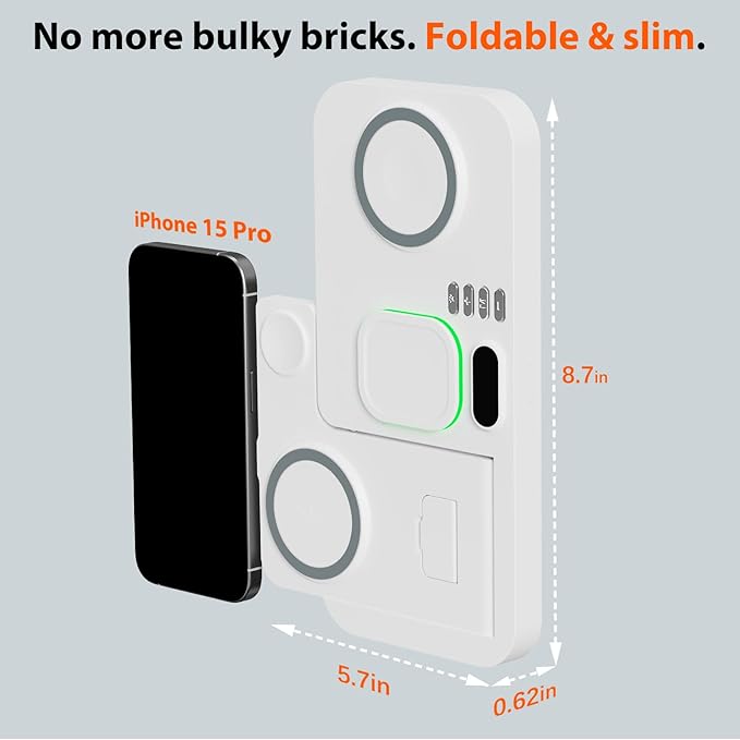 Dual Phone Magnetic Wireless Charging Station - Image 7