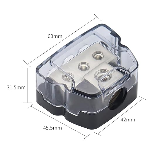 3 Way Amplifier Sub Speaker Audio Distribution Block 0 Gauge /4 Gauge in 4 GA / - Image 3