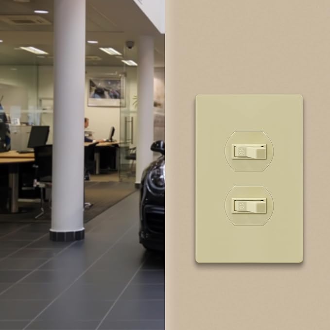 ENERLITES Screwless Duplex Wall Plates, Child Safe Receptacle Outlet Covers - Image 7