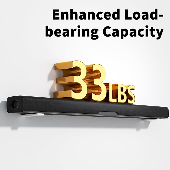 suptek Soundbar Wall Mount Shelf – Wall Mount Bracket - Image 4