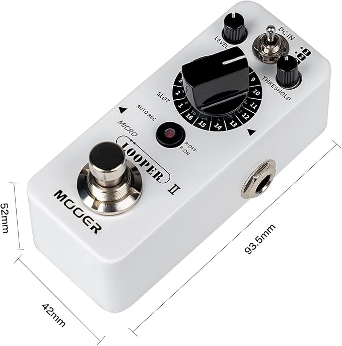 MOOER Micro Looper II Guitar Loop Pedal - Image 7