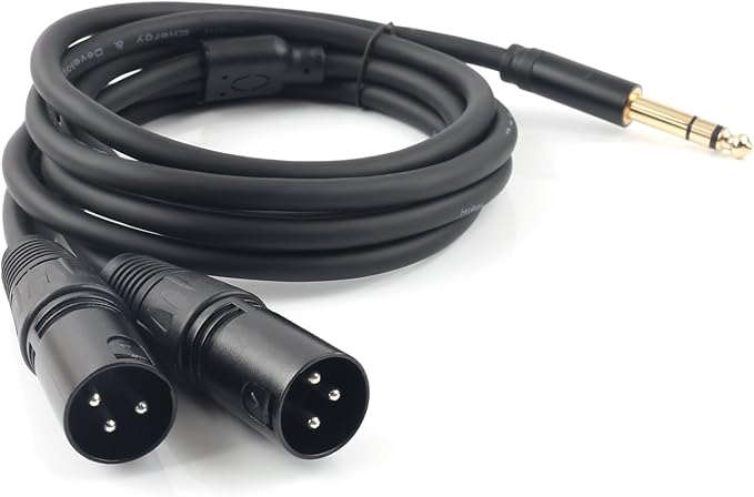 SiYear Profession 6.35mm TRS Male Plug to 2 Dual XLR Male Microphone Stereo - Image 8