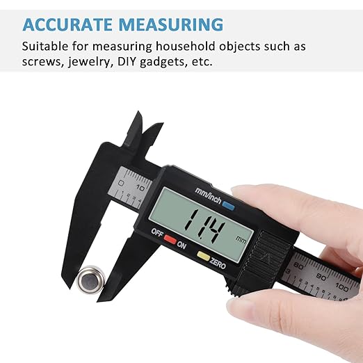Digital Caliper, Adoric 0-6" Calipers Measuring Tool - Image 6