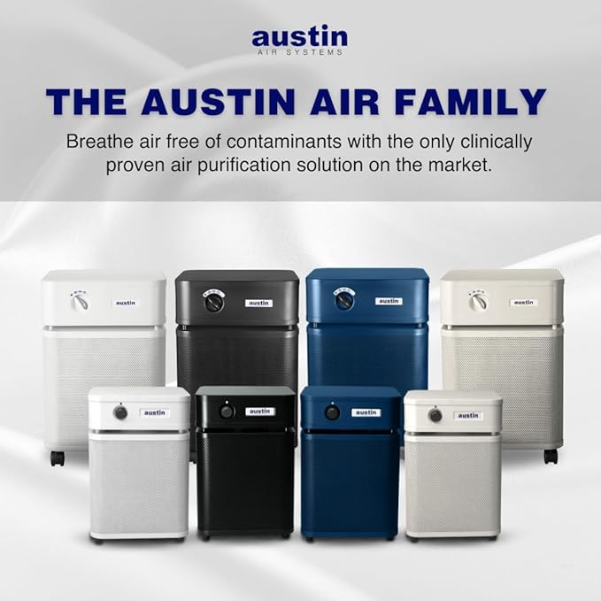 Austin Air HealthMate Plus Standard Air Purifier Midnight Blue - Image 7
