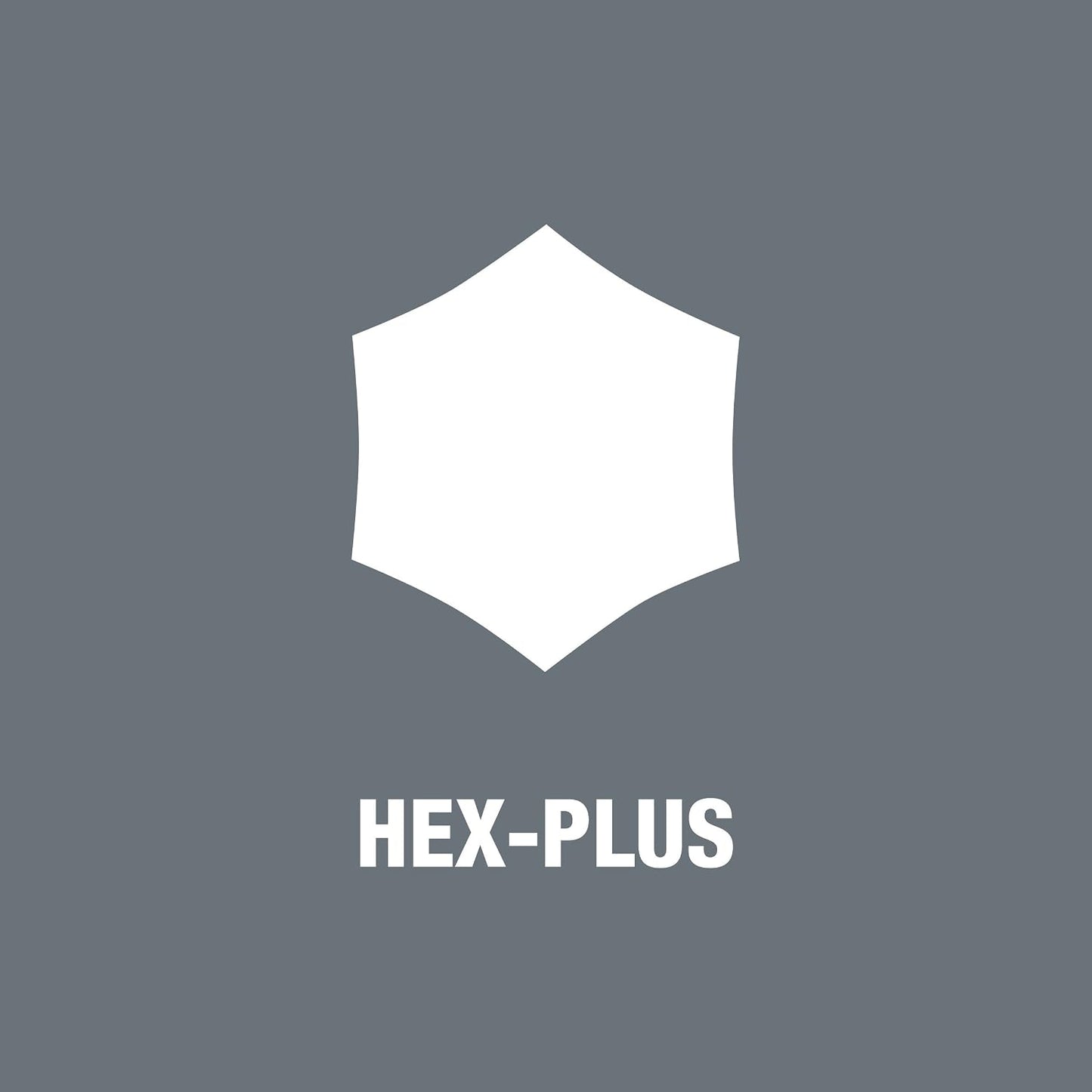 Wera Kraftform Plus 354 Hex-Plus Screwdriver Set - 2.5mm & 3mm Hexagon Professional Screwdrivers, 3" Shaft Length