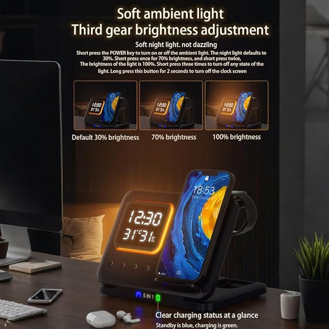 AYI 5in1 Multi Functional Wireless Charging Station - Image 5