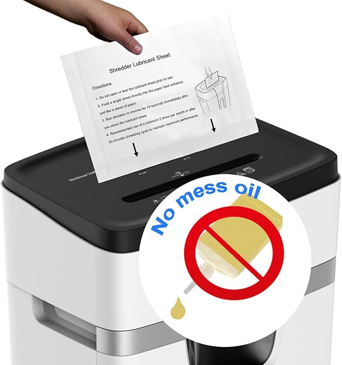 48PACK Paper Shredder Lubricant Sheets - Image 3
