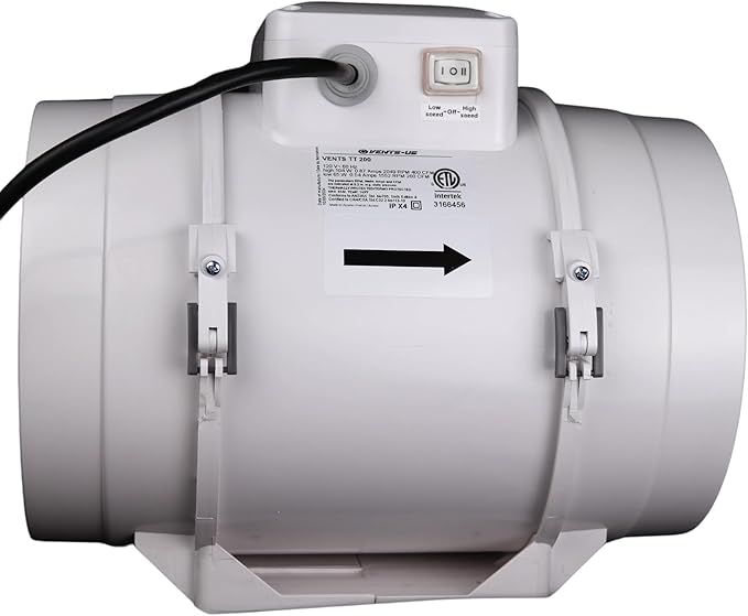 VENTS-US TT 200-8 inch Inline Fan - Image 5