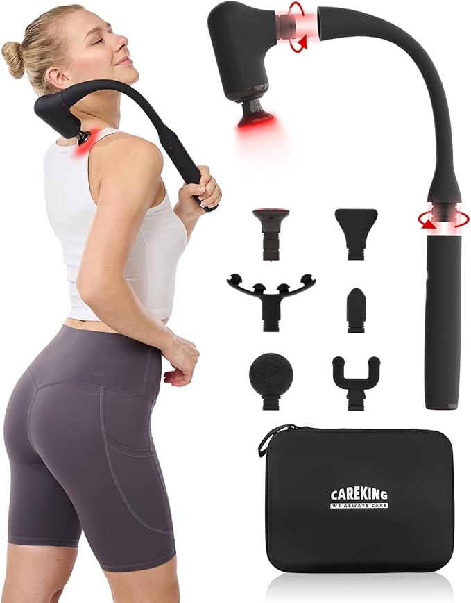 CAREKING Upgraded 2-in-1 Massage Gun by CAREKING