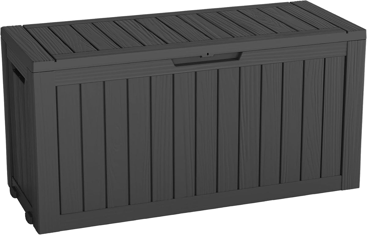 lhbgo 80 gallon deck box large outdoor storage, main product view