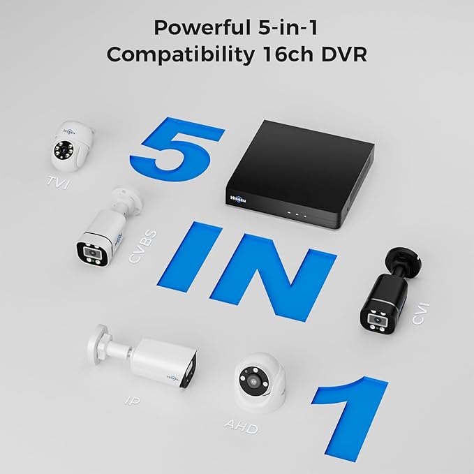 Hiseeu 16 Channel 3K Wired Security Camera System - Image 6