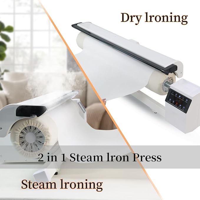 Rotary Roller Iron Steam Press Hotel Linen Ironing Machine - Image 9