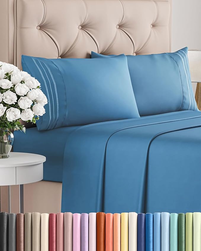 Queen Size 4 Piece Sheet Set by CGKUnlimited