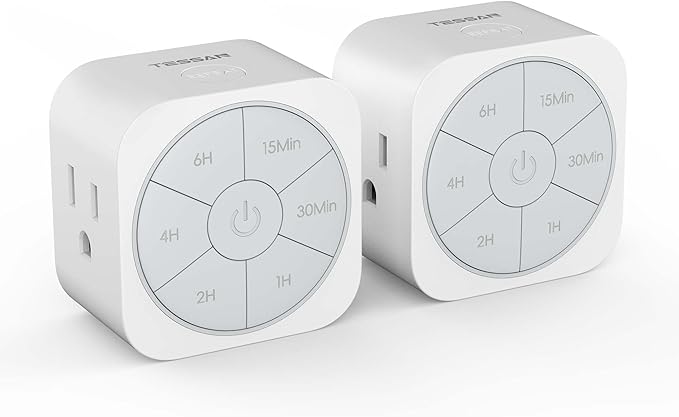 Outlet Timer Indoor 2 Pack, Countdown Timers by TESSAN