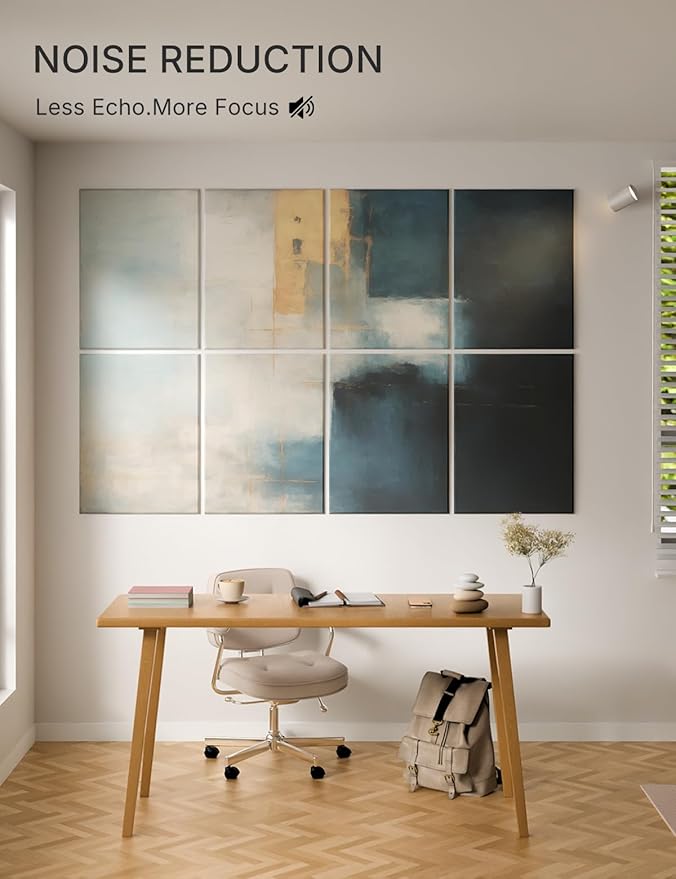 Wall Art Acoustic Panels, Decorative Sound Absorbing Panels - Image 2