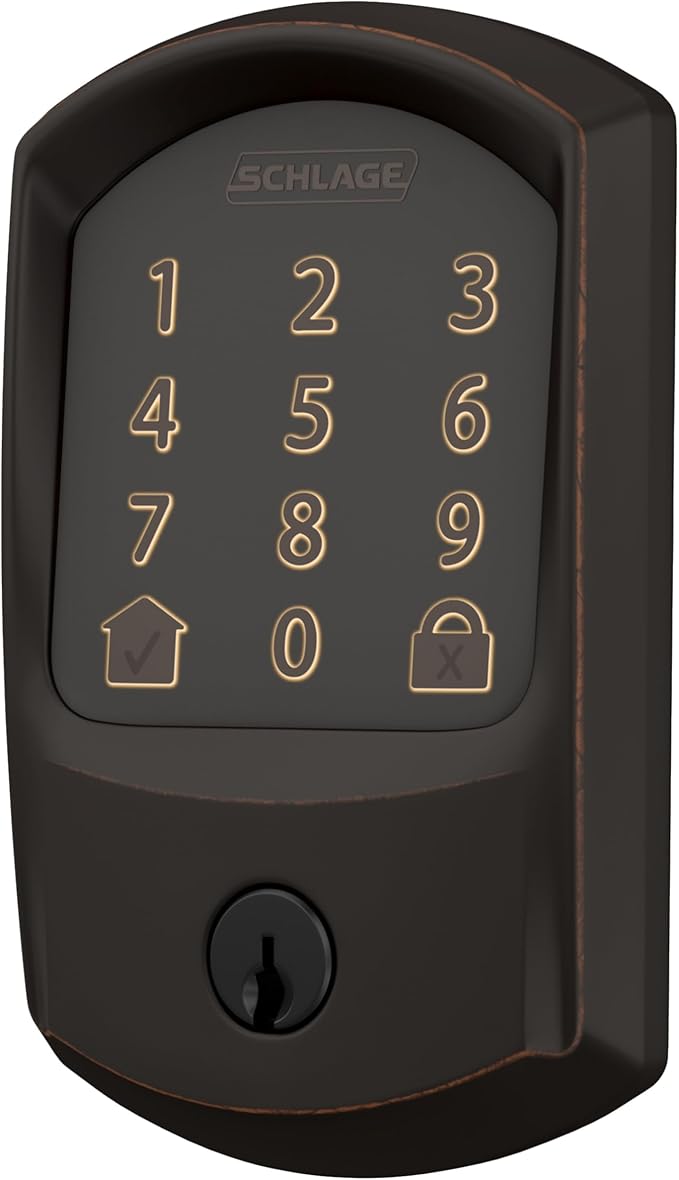 SCHLAGE BE489WB GRW 716 Encode WiFi Deadbolt Smart Lock, Keyless Entry - Image 10