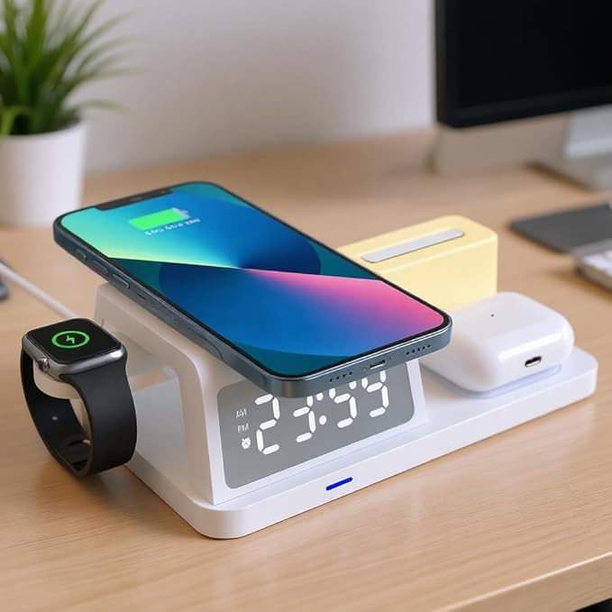 IHAO 6in1Digital Alarm Clock - Image 3