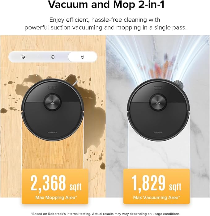 roborock Q7 M5 Robot Vacuum and Mop Combo, 000Pa HyperForce Suction, Robotic - Image 6