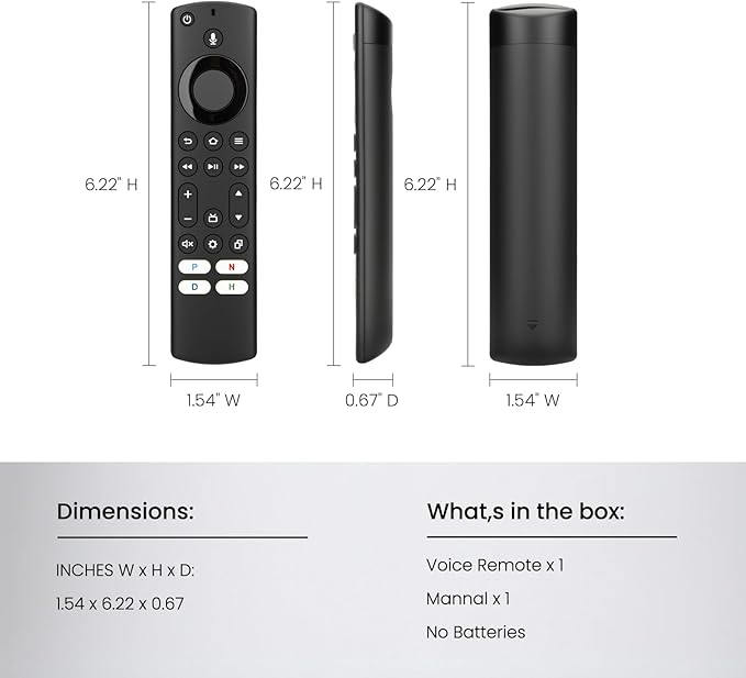 IDGPUW Replacement Remote Control - Image 8