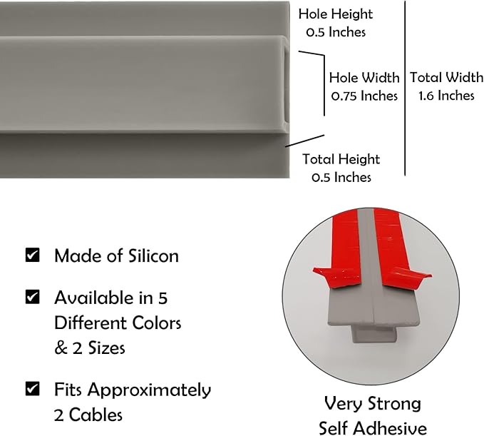 Rubber Bond TV Cord Hider Cable Protector - Image 3