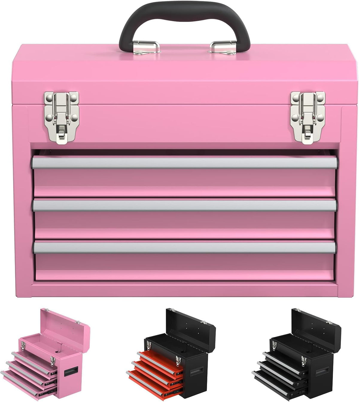 3 drawers small tool box, portable 3 drawer, main product view