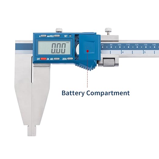 Dasqua 0-12"/300mm Heavy Duty Long Jaw Absolute Origin Digital Caliper - Image 5