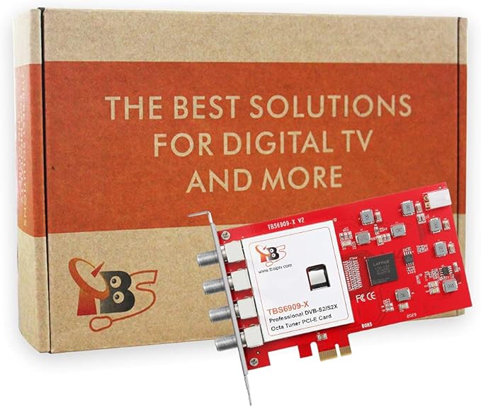 TBS6909X DVB-S/ S2/ S2X 8 Tuner PCI Express Digital Satellite TV Card - Image 5