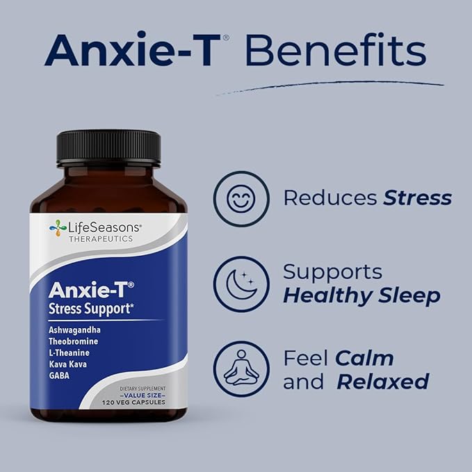 Anxie-T - Stress Relief Supplement - Supports Mood & Mental Focus - Feel Calm - Image 4