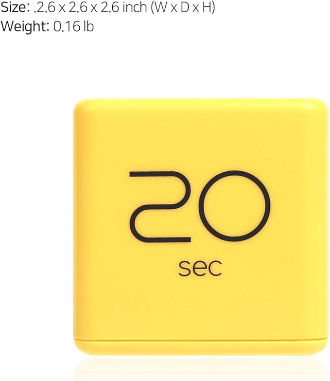 mooas Cube Timer, Timers Cube Flip Block Timers Productivity Gravity Sensor - Image 4