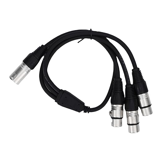 Estink XLR Splitter Cable 3 Pin Male to 3 Female Y Splitter - Image 6