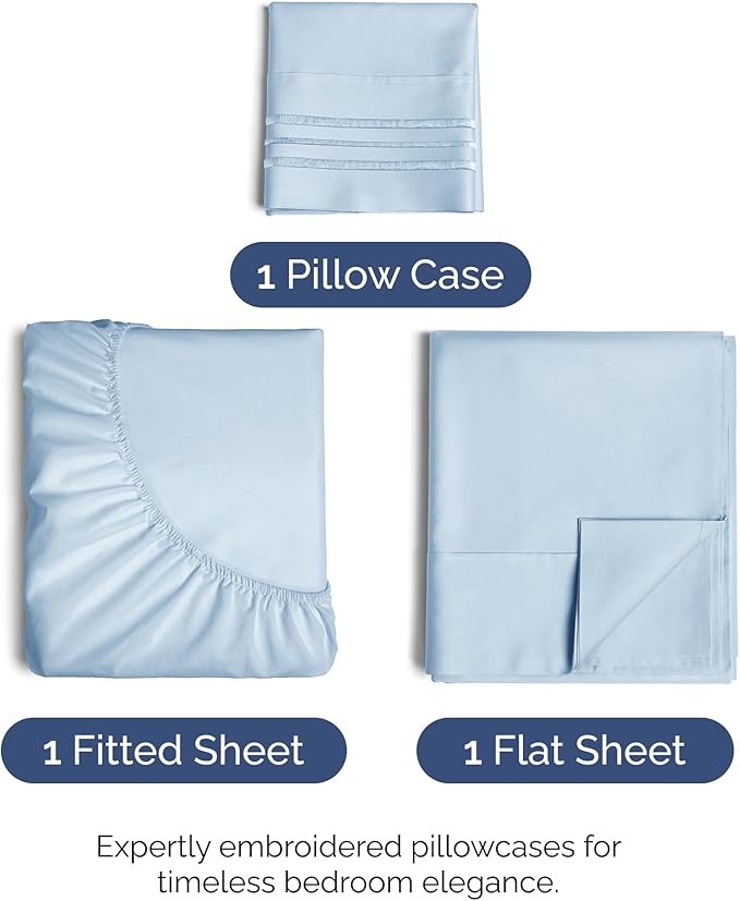 Twin Size 3 Piece Sheet Set - Image 2