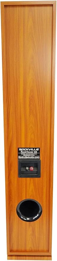 Rockville RockTower 68C Passive Tower Speaker, 8 Ohm, Classic Wood Grain - Image 7