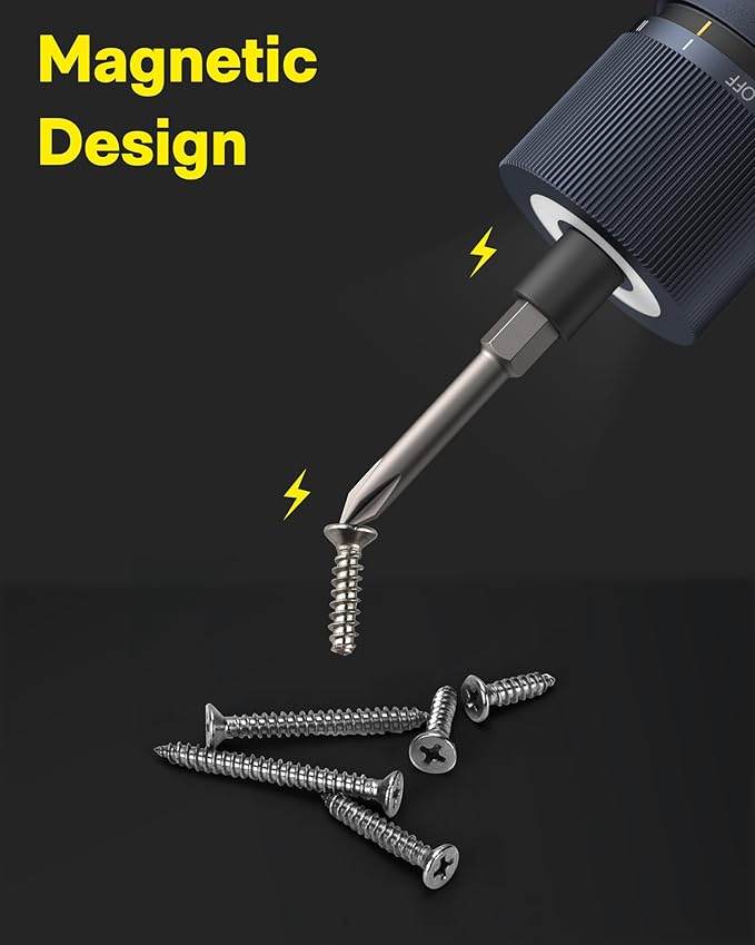 HOTO Electric Screwdriver Rechargeable, 3.6V Cordless Screwdriver Set USB-C - Image 5