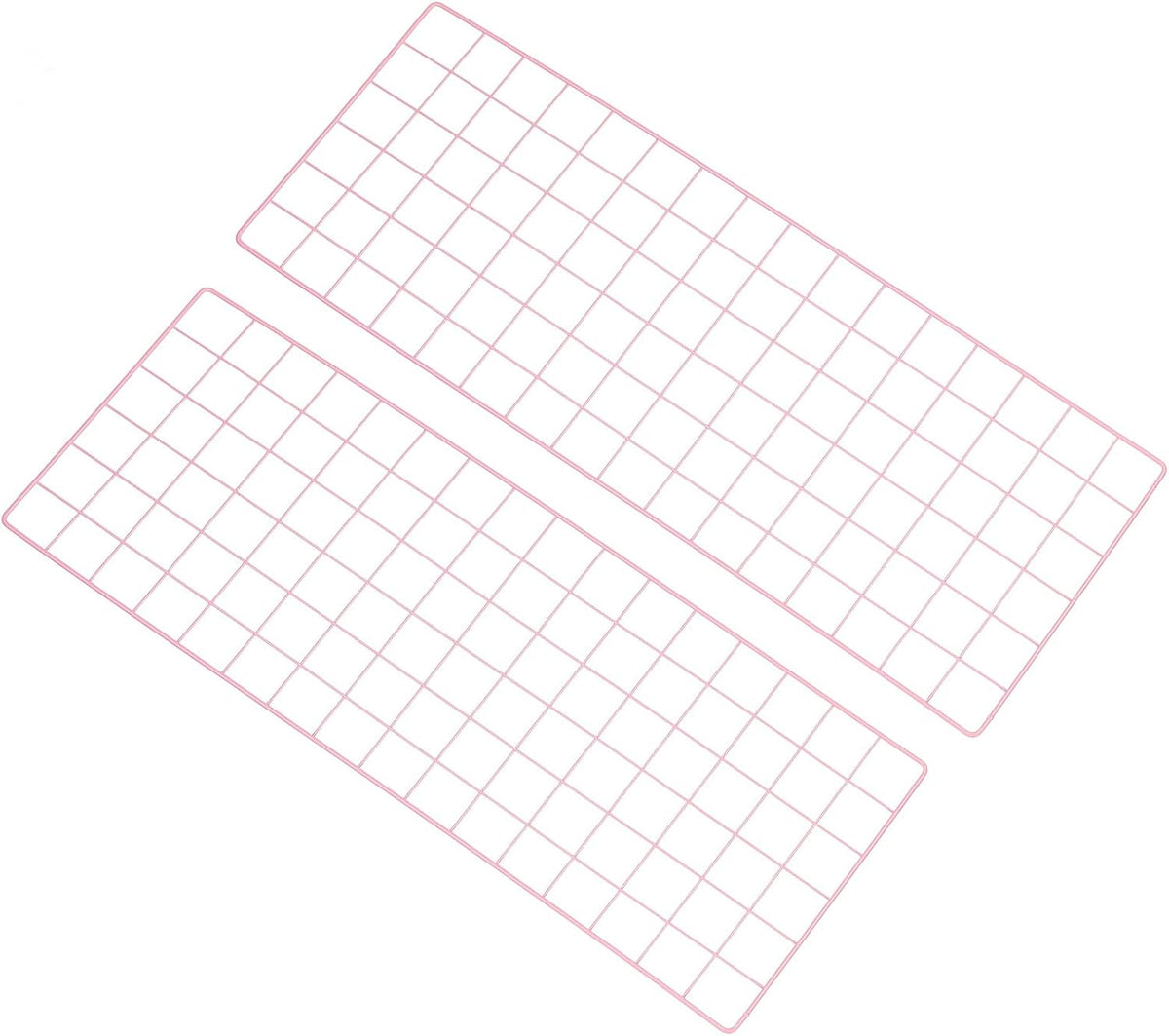 PATIKIL 31.5"x12" Wire Grid Panel, 2 Pack Board Photo Pictures Memo Display