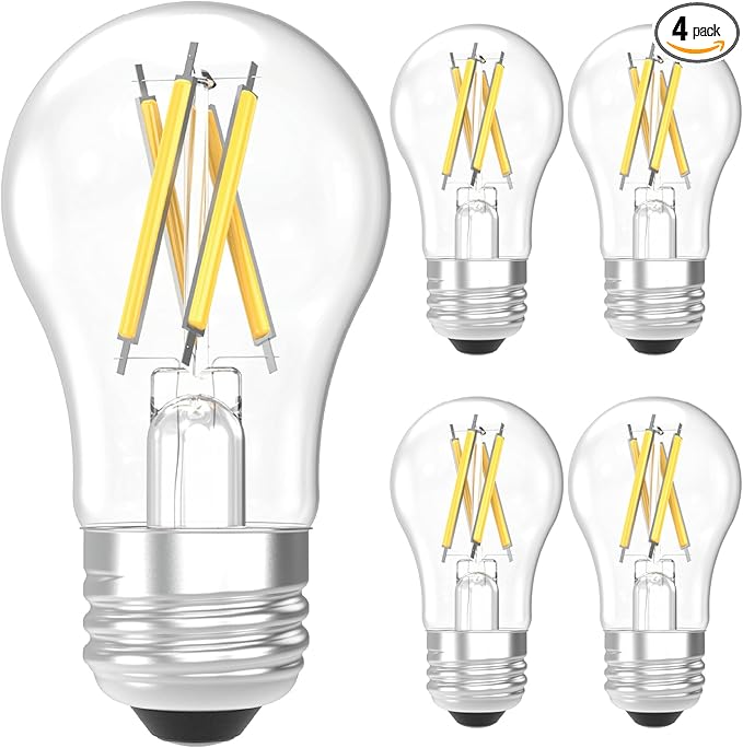 Sunco A15 Light Bulb LED, Edison Style Bulb, Dimmable Vintage Filament Lighting by SuncoLighting