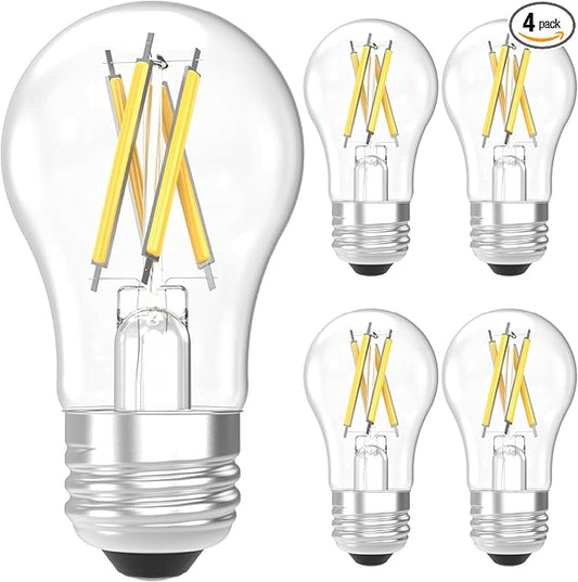 Sunco A15 Light Bulb LED, Edison Style Bulb, Dimmable Vintage Filament Lighting by SuncoLighting
