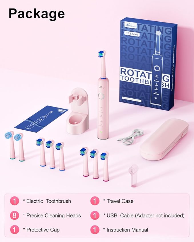Rtauys Rotating Electric Toothbrush - Image 7