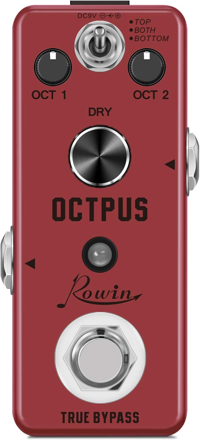Rowin Polyphonic Octave Guitar Effects Pedal Pure Octopus Digital Mini Single by Rowin