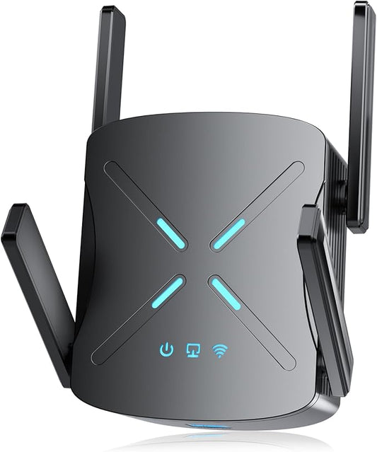2026 WiFi Extender Signal Booster, 10X Faster WiFi 6 Extender, 18899 sq.ft. by Fixcore