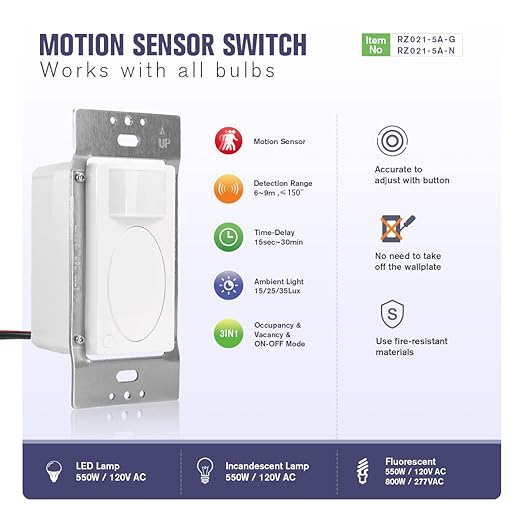 RAYZEEK Motion Sensor Switch - Image 4