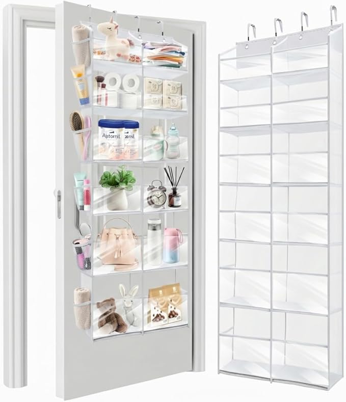 HOMELUX THEORY UPGRADED 6 Tiers Over The Door Organizer Hanging by HomeluxTheory