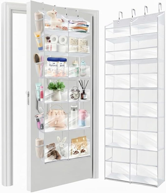 HOMELUX THEORY UPGRADED 6 Tiers Over The Door Organizer Hanging by HomeluxTheory