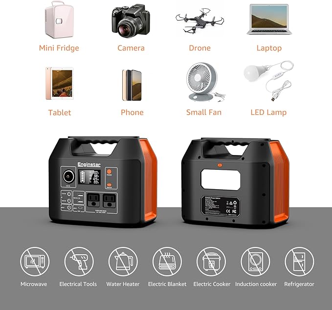 EnginStar Portable Power Station 300W 296Wh Battery Bank - Image 9