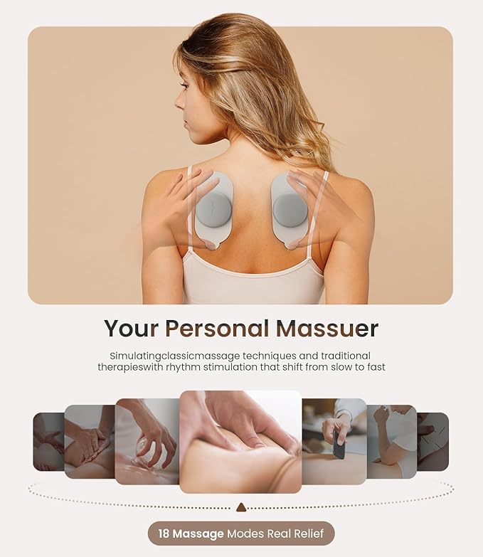 Wireless TENS Unit for Pain Relief, 18 Modes App Control Tens Machine & Deep - Image 3