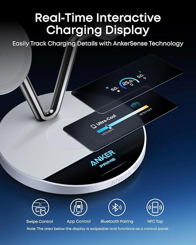 Anker Prime MagSafe Charger Compatible, 3-in-1 Charging Station, Qi2 25W - Image 5