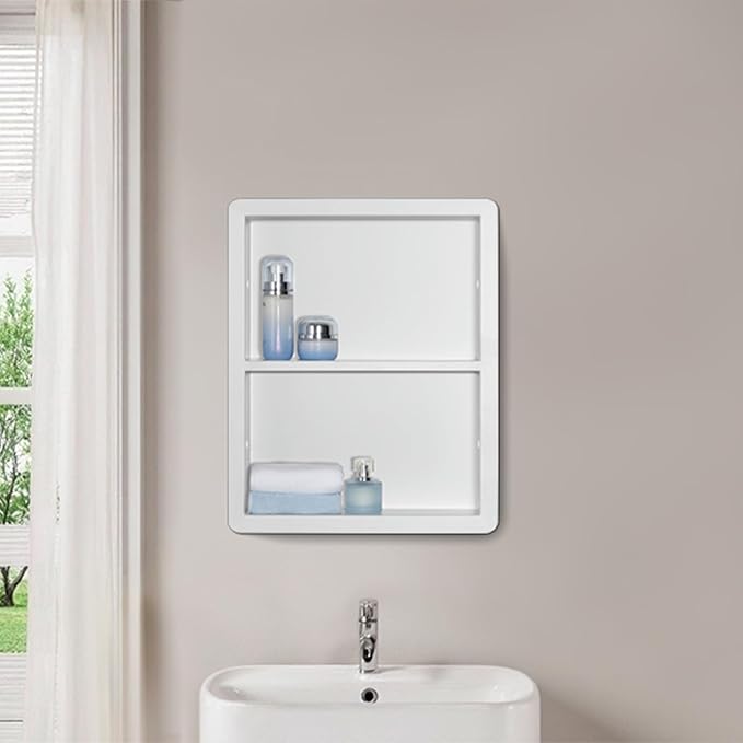 Shower Niche 14x18, Recessed Medicine Cabinet Without Mirror, 304 Stainless - Image 2