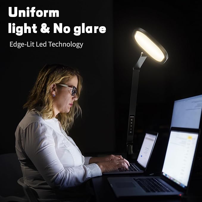LitONES LED Desk Lamp for Home Office, Eye-Caring Modern Desk Light, 3 Color - Image 4