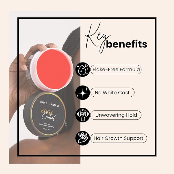 BASK & LATHER Strong Hold Edge Control Gel - Image 4