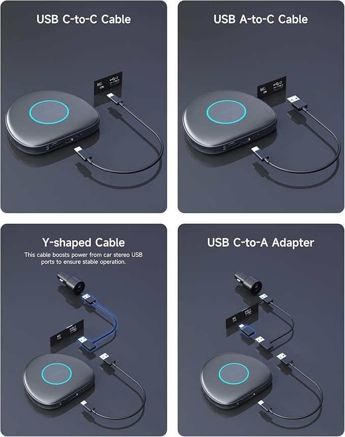 ATOTOMOVE Wireless CarPlay Magic AI Box, Upgraded CB6C Video Streaming Plug & - Image 9
