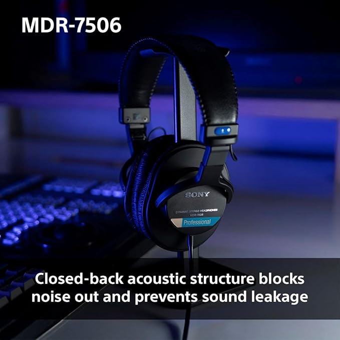 Sony MDR7506 Professional Large Diaphragm Headphone - Image 6